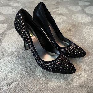 Crystal Black Pumps